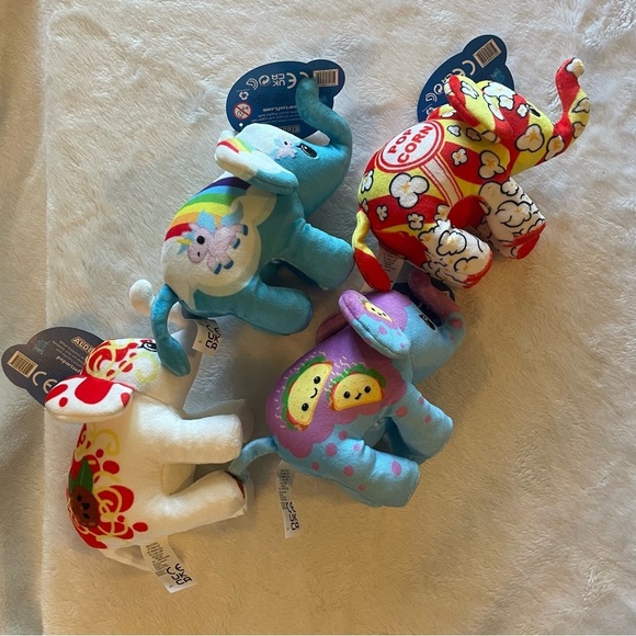 NWT PopArt! Mini Elephants - group of 4 - Cornelius, Taco Mama, aldente, Elecorn - Picture 7 of 8